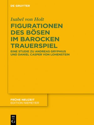 cover image of Figurationen des Bösen im barocken Trauerspiel